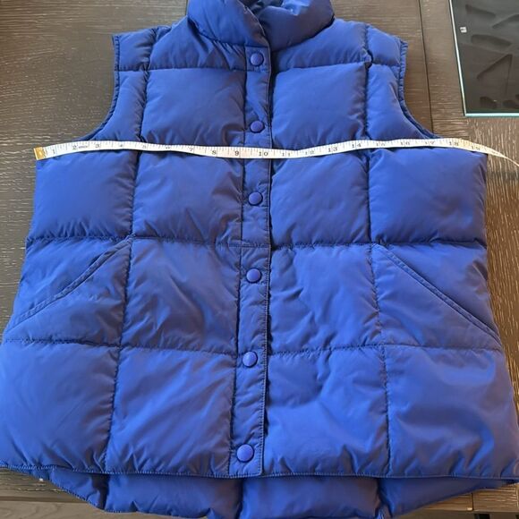 Lands' End Women's Size Small Nylon Blue Puffer Performance Vest Casual Wear EUC - Picture 6 of 10